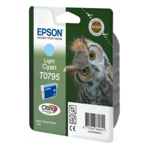 Epson tisková kazeta azurová fotografie (C13T07954010 / T0795)