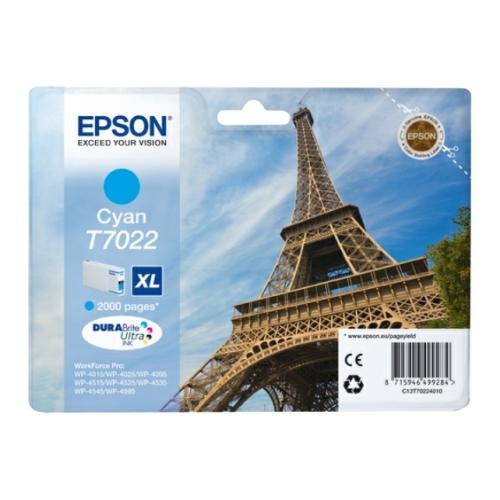 Epson tisková kazeta azurová (C13T70224010 / T7022)