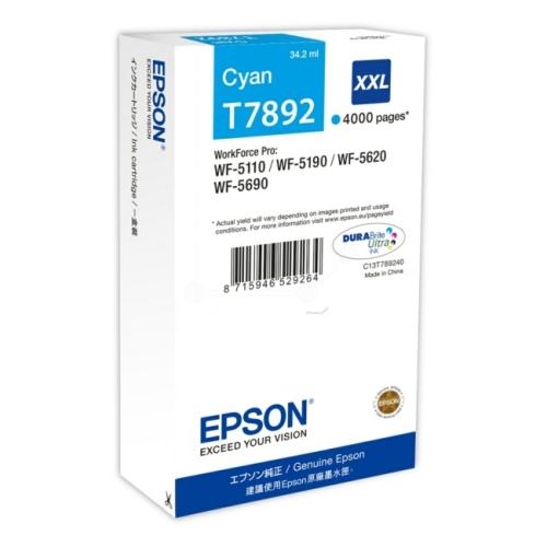 Epson tisková kazeta azurová (C13T789240 / T7892XXL) (high capacity)