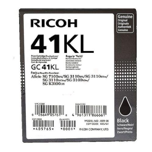 Ricoh tisková kazeta černá (405765 / GC41KL)