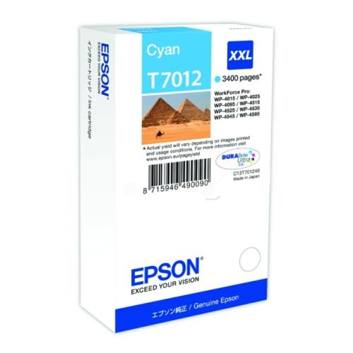 Epson tisková kazeta azurová (C13T70124010 / T7012)