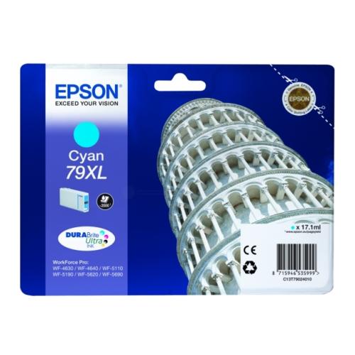 Epson tisková kazeta azurová (C13T79024010 / 79XL) (high capacity)