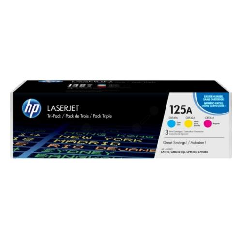 HP tonerová kazeta azurová / magenta / žlutý (CF373AM / 125A) (multipack)