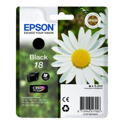 Epson tisková kazeta černá (C13T18014012 / 18)