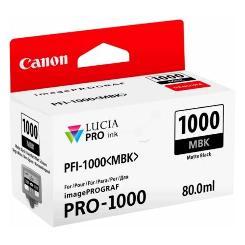 Canon tisková kazeta matná černá (0545C001 / PFI1000MBK)