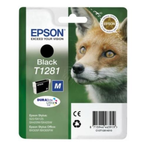 Epson tisková kazeta černá (C13T12814012 / T1281)