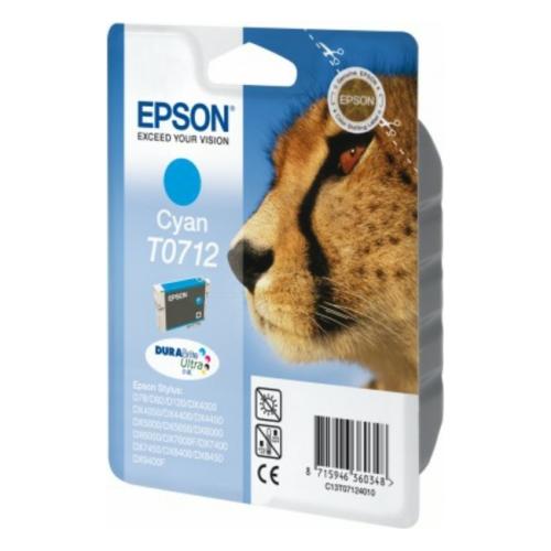 Epson tisková kazeta azurová (C13T07124012 / T0712)