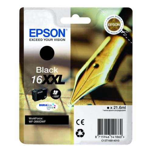 Epson tisková kazeta černá (C13T16814012 / 16XXL) (high capacity)