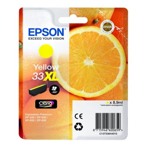 Epson tisková kazeta žlutý (C13T33644012 / 33XL) (high capacity)