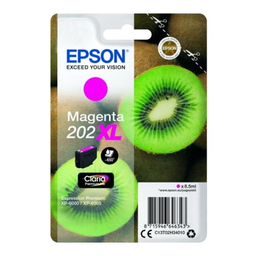 Epson tisková kazeta magenta (C13T02H34010 / 202XL) (high capacity)