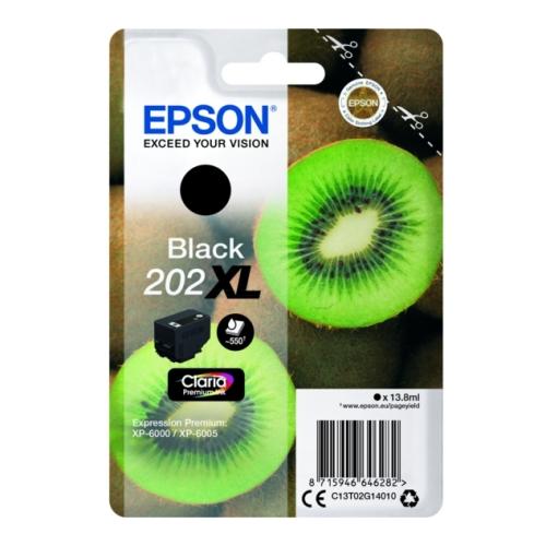 Epson tisková kazeta černá (C13T02G14010 / 202XL) (high capacity)