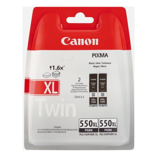 Canon tisková kazeta černá (6431B005 / PGI550PGBKXL) (Dvojbalení, high capacity)