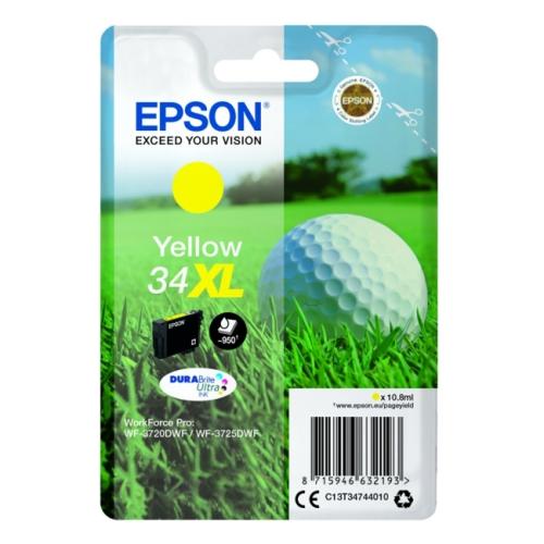 Epson tisková kazeta žlutý (C13T34744010 / 34XL) (high capacity)