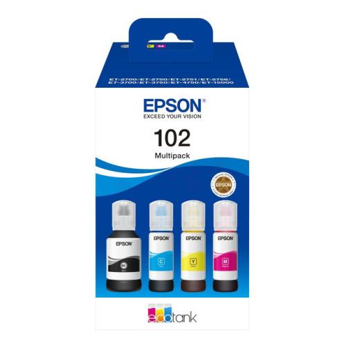 Epson tisková kazeta černá / azurová / magenta / žlutý (C13T03R640 / 102) (multipack)