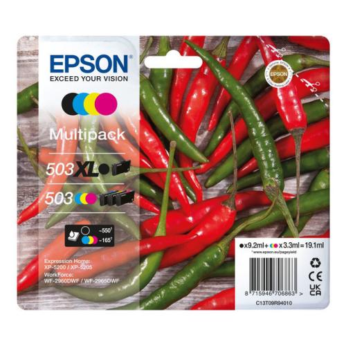 Epson tisková kazeta černá / azurová / magenta / žlutý (C13T09R94010 / 503XL503) (multipack)