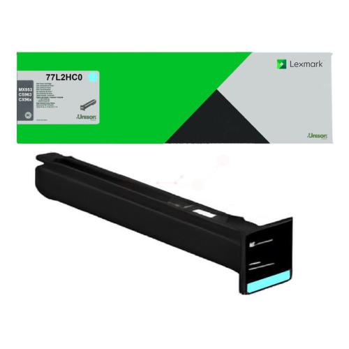 Lexmark tonerová kazeta azurová (77L2HC0 / 077L2HC0) (Vrátit, high capacity)