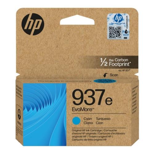 HP tisková kazeta azurová (4S6W6NE / 937E)