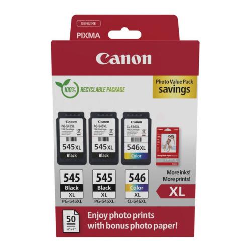 Canon tisková kazeta černá / barva (8286B015 / PG545XL+CL546XL) (Dvojbalení, multipack, high capacity)