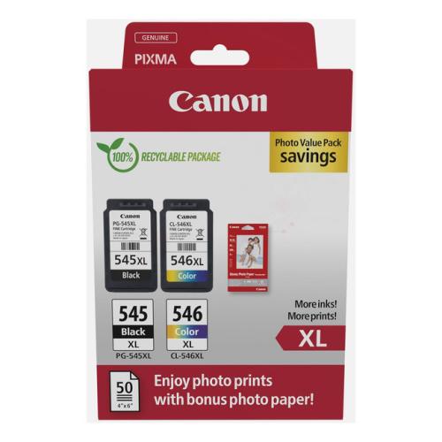 Canon tisková kazeta černá / barva (8286B011 / PG545+CL546XL) (Dvojbalení, multipack, high capacity)