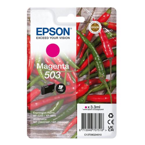 Epson tisková kazeta magenta (C13T09Q34010 / 503)