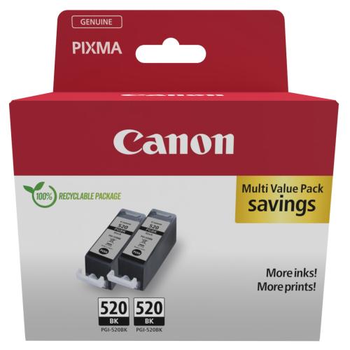 Canon tisková kazeta černá (2932B019 / PGI520PGBK) (Dvojbalení)